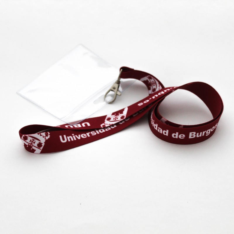 Lanyard con plástico identificador Lanyard con plástico identificador