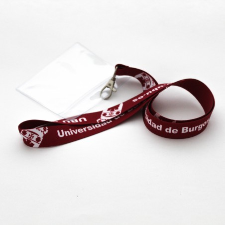 Lanyard con plástico identificador