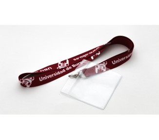 Lanyard con plástico identificador