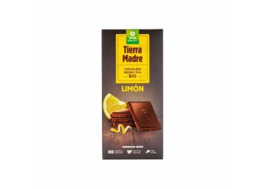 Tableta de chocolate negro 70% limón BIO