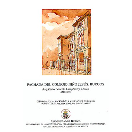 Carpeta con láminas del Colegio Niño Jesús de Burgos