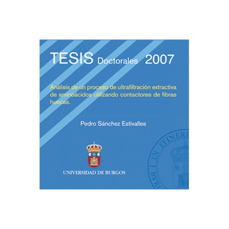 Análisis de un proceso de ultrafiltración extractiva de aminoácidos utilizando contactores de fibras huecas