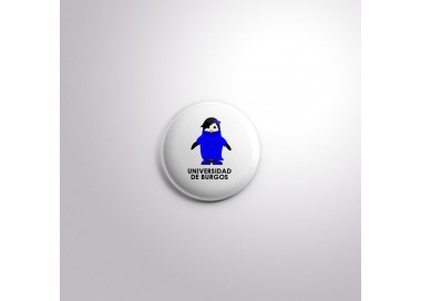 Chapa pingüina azul