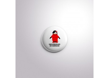 Chapa pingüina roja