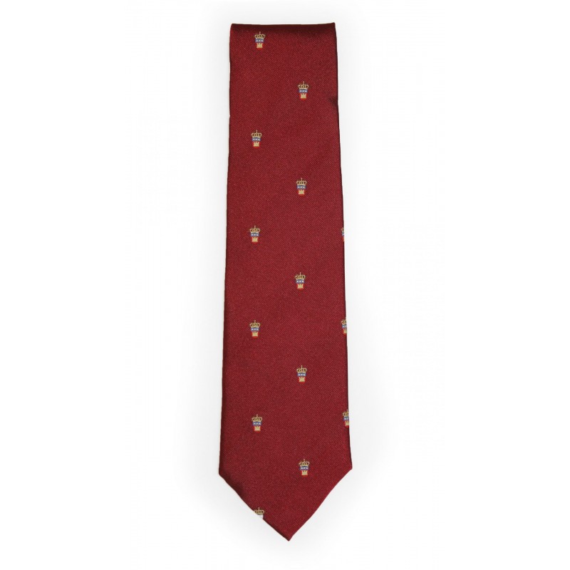 Corbata granate escudo UBU Corbata granate escudo UBU