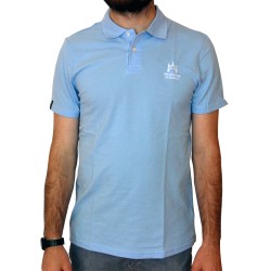 Polo Azul hombre